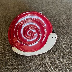 COACH patent leather coin purse